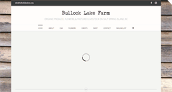 Desktop Screenshot of bullocklakefarm.com